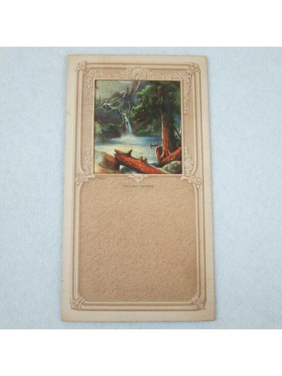 Other - Vintage R. Atkinson Fox Calendar Blank Print Falling Waters Nature Scene RARE
